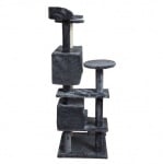 Malatec, драскало за коте, 120см, сиво и бяло