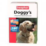 Beaphar витамини микс - биотин, дроб, шунка, 180 бр.