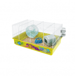 CAGE CRICETI 9 WHITE DECOR - КЛЕТКА ЗА ХАМСТЕРИ ОБОРУДВАНА 46Х29Х22,5 СМ