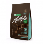 Пълноценна храна за котки Nature`s protection Lifestyle, с бяла риба, без зърно, три разфасовки