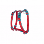 Нагръдник за куче Camon DOUBLEPREMIUM RED/TRAL, различни размери