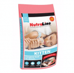 Храна за малки котенца на възраст до 12 месеца и за бременни и кърмещи котки Nutraline Cat KITTEN, с пилешко месо, 1.00кг насипно