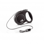 Автоматичен повод за куче Flexi Black Design, 3 метра въже за кучета до 8кг, различни цветове