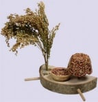 Забавна играчка с лакомства за вълнисти папагали, финки и канарчета