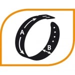 Нашийник за куче еко-кожа Ferplast DERBY - различни размери и цветове