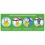 Диспенсер за торбички Bags on Board, кокал - два цвята