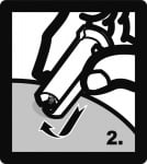 Пластмасова щипка за кърлежи тип Кози крак