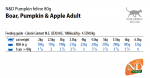 Пълноценна храна за котки в зряла възраст BOAR, PUMPKIN & APPLE ГЛИГАНСКО, ТИКВА & ЯБЪЛКА  - 80гр