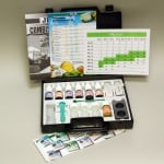 JBL Test Combi Set + Fe - мини куфарче с 5 теста за основните показатели на водата - pH (3-10) , KH , No2 , No3, Fe и таблица за изчисляване на стойностите на СО2