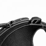 Луксозен автоматичен повод Flexi Leather - обшит с естествена козя кожа, 5м лента до 25кг