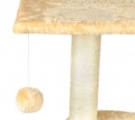 Malatec, драскало за коте, 110см, бежово и бяло