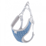 Нагръдник за куче pефлективно синьо - три размера