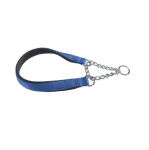 Нашийник за куче с мека подплата и метална верига тип полу-душач Ferplast DAYTONA - различни размери и цветове