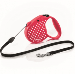 Автоматичен повод за куче Flexi Standard Dots S - 5м въже, до 12кг - различни цветове