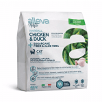 Пълноценна храна за възрастни котки с предразположеност към образуване на космени топки както и за дългокосмести котки Alleva® Holistic Adult Cat, с Пилешко и Патешко + влакнини от Захарна тръстика и Алое вера, 0.400кг