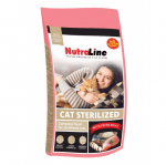 Храна за кастрирани котки и котки склонни към напълняване Nutraline Cat Sterilized, с птиче месо, 1.00кг насипно