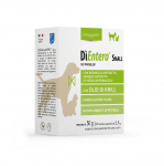 Хранителна добавка за котки и кучета от малки породи Dynamopet DìEntero Small, предназначена да подпомага нормалните храносмилателни функции и нормализирането на изпражненията, 20брх2.5гр