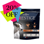 Пълноценна храна за кучета от дребни породи на възраст над 8 години Flatazor Prestige ADULT 8+ MINI , три разфасовки