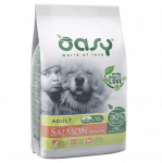 Храна за кучета Oasy Salmon Monoprotein Adult със сьомга за всички породи над 12 месеца, две разфасовки