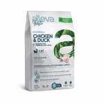 Alleva Holistic Adult Cat - храна за възрастни котки - против образуване на космени топки, с Пилешко и Патешко, 1,5 кг.