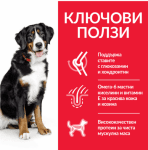 Hills - Science Plan Large Breed Adult с пилешко – Пълноценна храна за кучета от едри породи над 25 кг с умерени енергийни нужди, 1 - 6 г. 18 кг