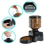 Автоматична хранилка за кучета и котки - Голям капацитет до 3кг/5л