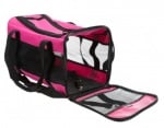 Транспортна чанта за кучета и котки Trixie Royan, розова, 26х27х47см