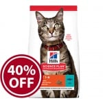 Hill's Science Plan Adult с риба тон - Балансирана, лесносмилаема суха храна за пораснали котки - три разфасовки