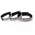 Нашийник за куче Velvet strass - три размера