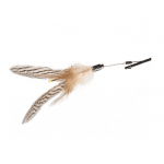 Въдица с перо за котки - 90 см