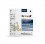 Хранителна добавка, разработена за подпомагане на естествената физиологична защита на организма на домашния заек и на екзотичните домашни любимци като цяло (морско свинче, чинчила и други подобни) Dynamopet Dìmmune R, 20брх2гр