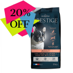 Храна за чувствителни кучета и/или такива с непоносимост към зърнени храни или глутен Flatazor Prestige Adult CEREAL FREE with SALMON, със сьомга, две разфасовки