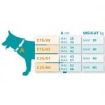 Нашийник за куче с флуоресцентни цветове Ferplast ERGOFLUO- два цявата, различни размери