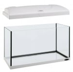 Стъклен аквариум Ferplast CAPRI 60, 60 x 31,5 x вис: 39,5 cm , 60 литра, оборудван, два цвята
