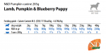 Пълноценна храна за подрастващи кученца и бременни или кърмещи кучета N&D Pumpkin Lamb&Blueberry Puppy АГНЕШКО, ТИКВА & БОРОВИНКИ - 285гр