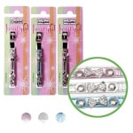 "Papillon" - Нашийник за коте - три цвята