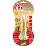 Лаконство за куче 8in1 -  Екстра твърди кокали с пилешко месо – за дълготрайно дъвчащо забавление - три размера