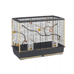КЛЕТКА ЗА ПТИЦИ / 87х46,5х70см/ - оборудвана