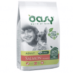 Храна за кучета Oasy Salmon Monoprotein Adult Mini със сьомга за мини породи над 10 месеца, 2.5кг