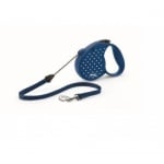 Flexi Dots Medium /автоматичен повод за кучета до 20кг въже 5м/ - синьо и зелено