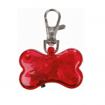 Медальон за кучета Фенерче + адресник с форма на кокалче, 4.5 × 3 cm