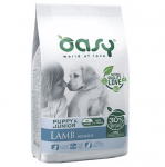 Храна за кучета Oasy Lamb Monoprotein Puppy&Junior с агнешко за всички породи до 12 месеца, две разфасовки