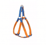 Нагръдник за куче Camon DOUBLEPREMIUM ORANGE/BLUE, различни размери