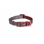 Нашийник за куче DOUBLEPREMIUM GREY/RED, различни размери