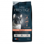 Храна за чувствителни кучета и/или такива с непоносимост към зърнени храни или глутен Flatazor Prestige Adult CEREAL FREE with SALMON, със сьомга, две разфасовки