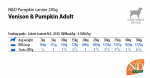 Пълноценна храна за кучета в зряла възраст N&D Pumpkin Venison ЕЛЕНСКО & ТИКВА - 285гр