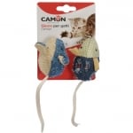 Camon, Играчка за коте, мишки от плат 2бр., 6см.