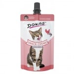 Docas, Лакомство за котки, Снек крем с пиле и скариди, 90гр