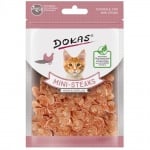 Dokas, Лакомства за котки, Мини пържоли пилешко и треска, 25гр