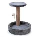 Драскало за котки КЛАСИК, основа - легло Ф36 см, H 30 см., с мишка